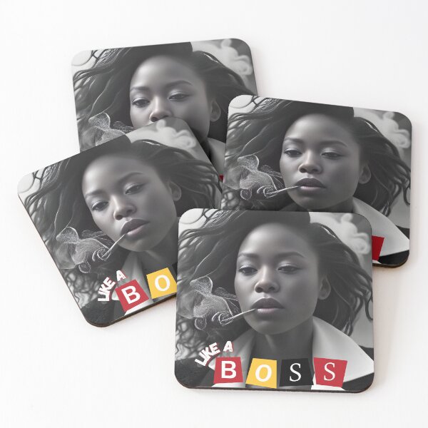 Item preview, Like a Boss: Empowering Portrait of Elegance and Confidence designed and sold by QPTheeArtist.
