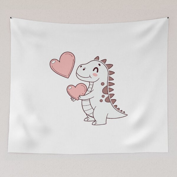 Item preview, dino with a heart designed and sold by jkrphoto.
