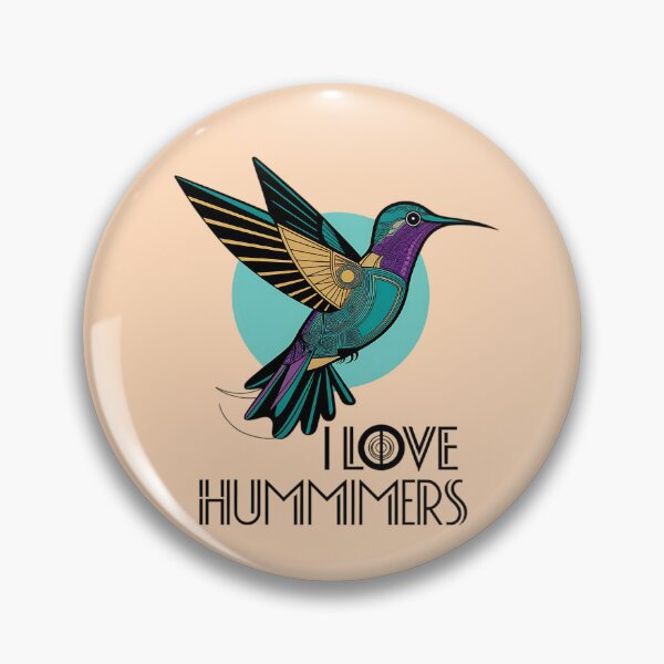 Item preview, Art Deco: Dynamic Hummingbird in Flight designed and sold by TeeGrit.