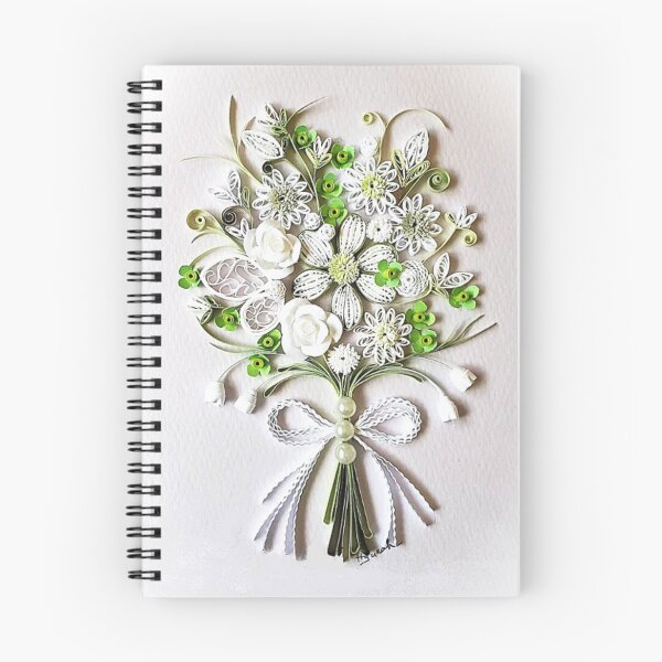 Item preview, printed Quilling flower designed and sold by Sweetpaperdesignsol Hyunah Yi.