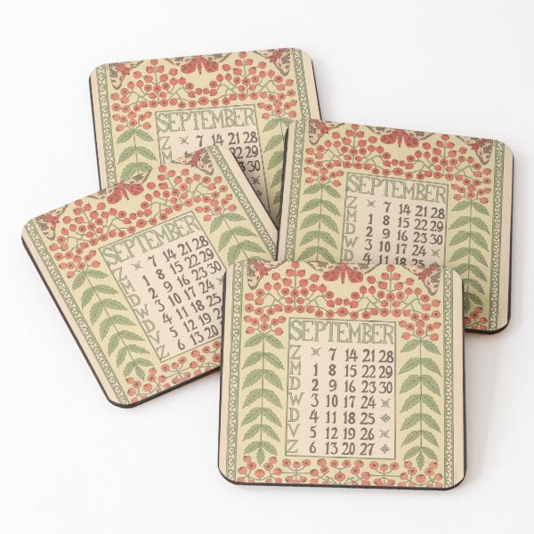 Item preview, Vintage September Calendar Sticker – Perfect for Journaling designed and sold by QuteStuffHere.