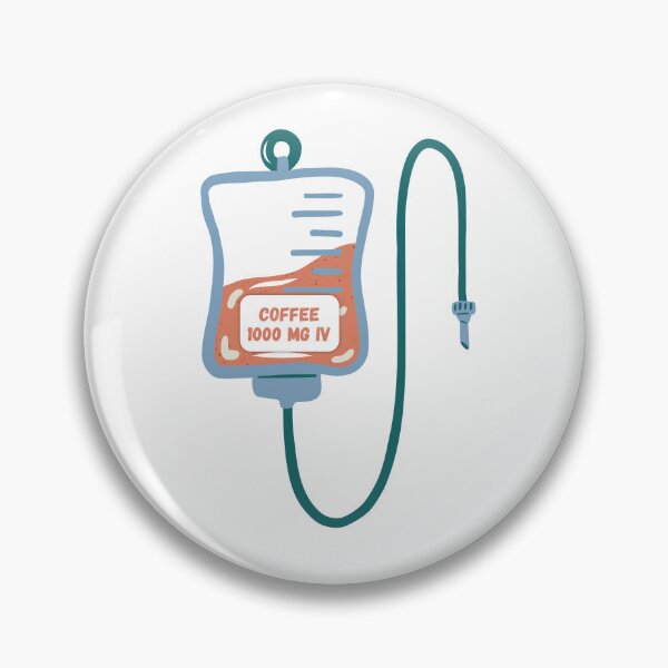 Item preview, Coffee 1000 mg IV designed and sold by Practical Stickers.