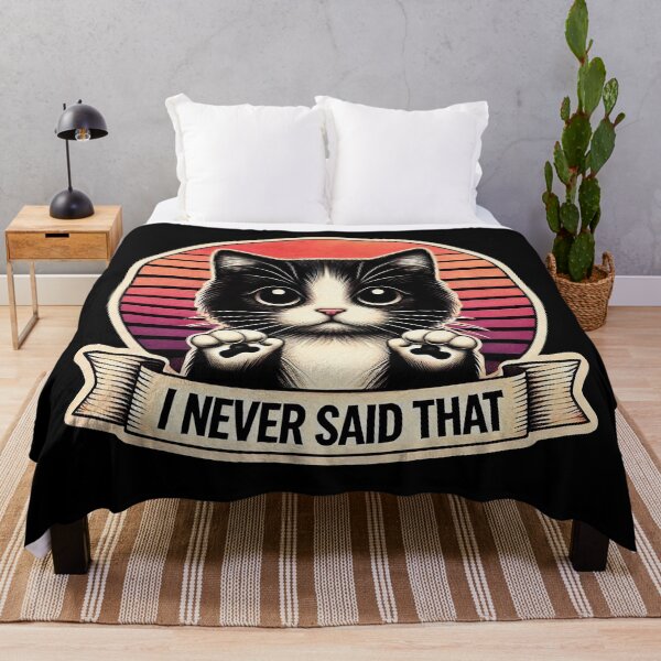 Item preview, I Never Said That Cat designed and sold by plushism.