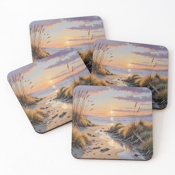 Item preview, Goose Spit Beach: Sunset Serenity in British Columbia designed and sold by LSVart.