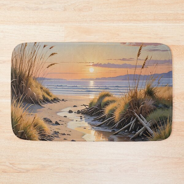 Item preview, Goose Spit Beach: Sunset Serenity in British Columbia designed and sold by LSVart.