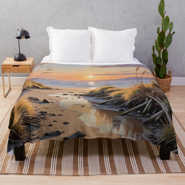 Item preview, Goose Spit Beach: Sunset Serenity in British Columbia designed and sold by LSVart.