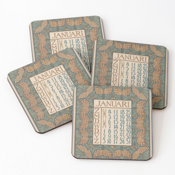 Item preview, Vintage January Calendar Sticker – Perfect for Journaling designed and sold by QuteStuffHere.