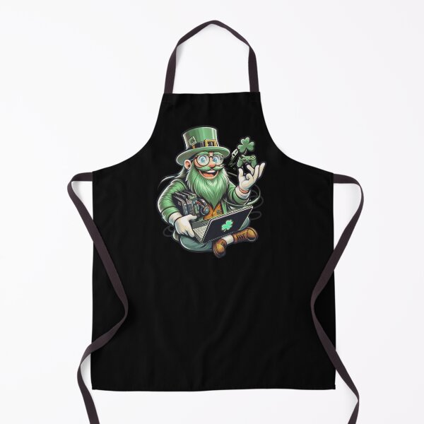 Item preview, Irish Pride Apparel Geeky Leprechaun Gamer Shamrock Clothing Lucky Clover designed and sold by FunnySunny T-Shirts.