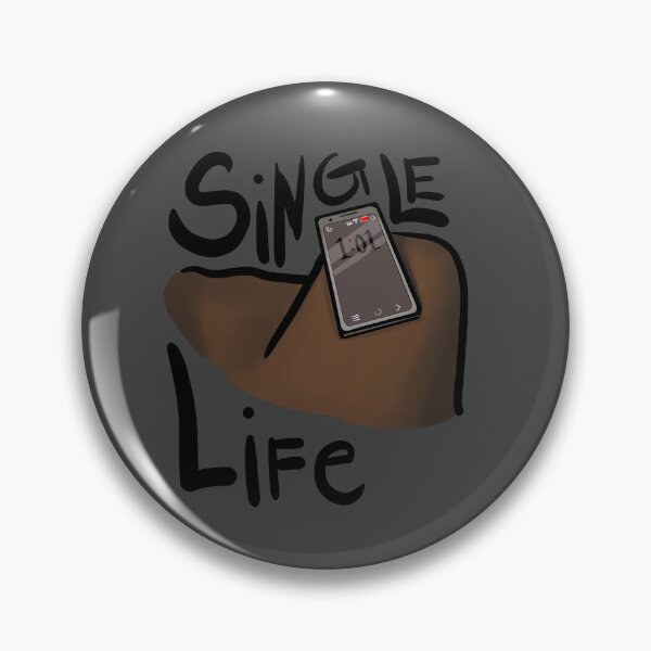 Item preview, Single Life T-Shirt – No Notifications, Minimalist Humor Design designed and sold by Gawii.