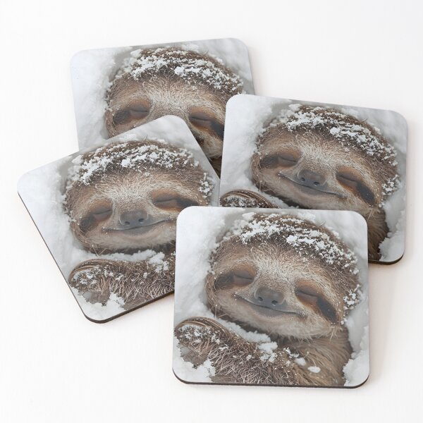 Item preview, a Sloth in the snow designed and sold by EccentricsByE.