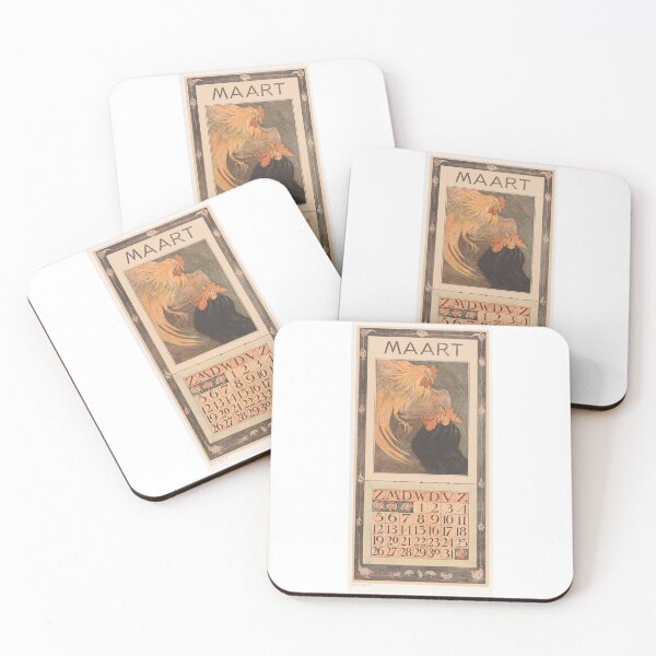 Item preview, Vintage March Calendar Sticker – Perfect for Journaling and Scrapbooking designed and sold by QuteStuffHere.
