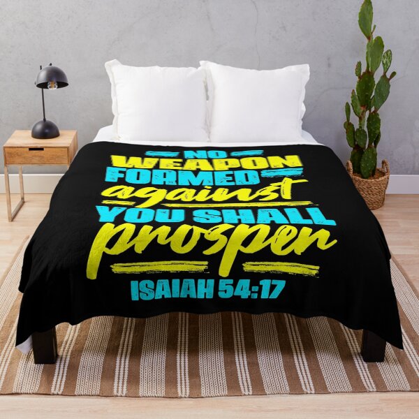 Item preview, Isaiah 54:17 No Weapon Formed Against You Shall Prosper designed and sold by plushism.