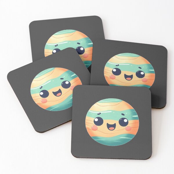 Item preview, Cute happy smiling planet designed and sold by GVibezPadel.