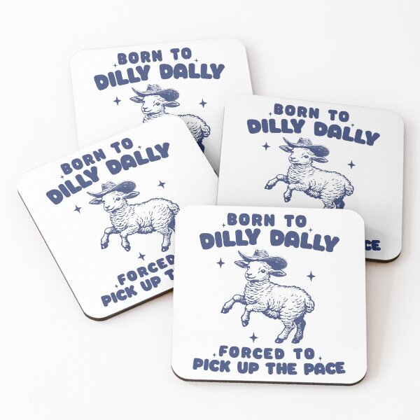 Item preview, Born to Dilly Dally Forced to Pick Up The Pace Vintage Style Shirt, Retro Cartoon T Shirt, Weird T Shirt, Meme T Shirt, Funny Sheep Meme designed and sold by Rosqzz.