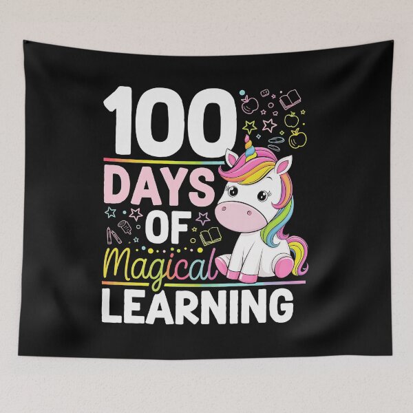 Item preview, 100 Magical Days Of  Magical Learning - 100th Days Of School designed and sold by luannsemmsobre.