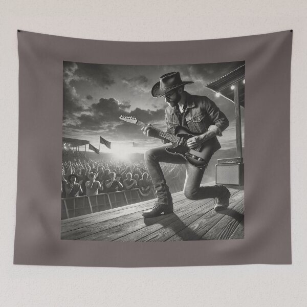 Item preview, Cowboy Guitarist: Stage Hero Electric Guitar Performance designed and sold by choder61.