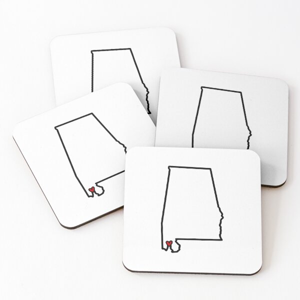 Item preview, Mobile Alabama State Outline designed and sold by delmarvastickers.