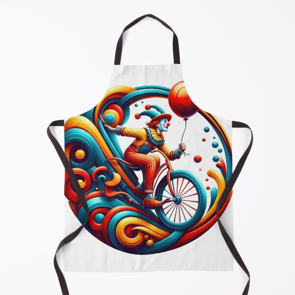 Item preview, Unicycle Clown designed and sold by Vibranta Studio.