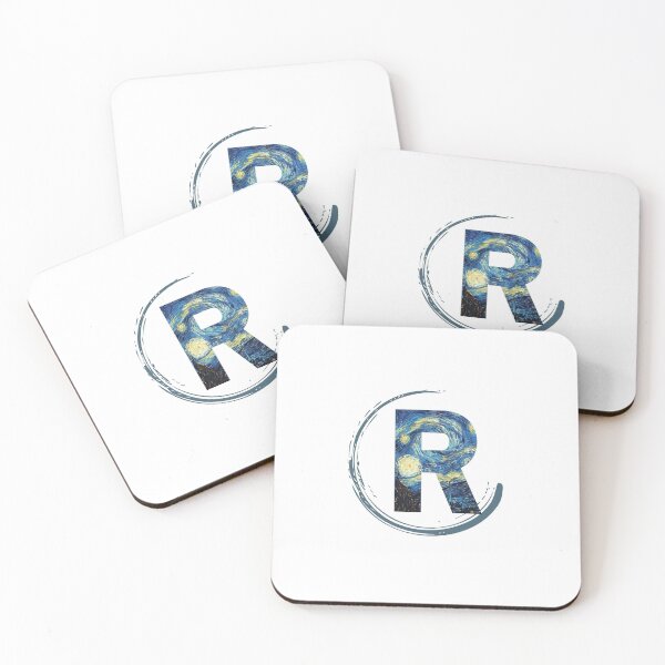 Item preview, Letter R of starry night designed and sold by begart008.