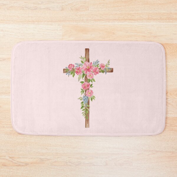 Item preview, Flower Cross Easter 3 Watercolor designed and sold by Magnolia Valley Art.