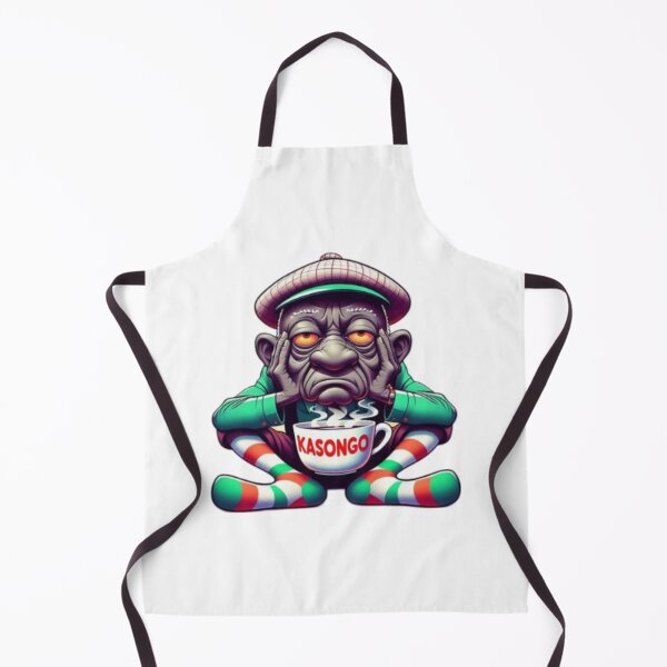 Item preview, KASONGO! Tired old Mzee with Teacup designed and sold by Shs-Kenya.