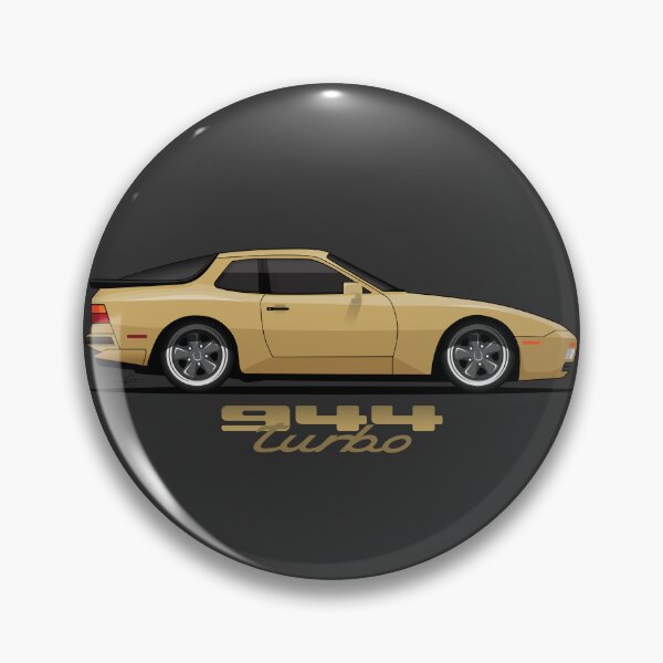 Artikelvorschau, Porsche 944 Turbo Retro Gold Abbildung entworfen und verkauft von blackdogshop.