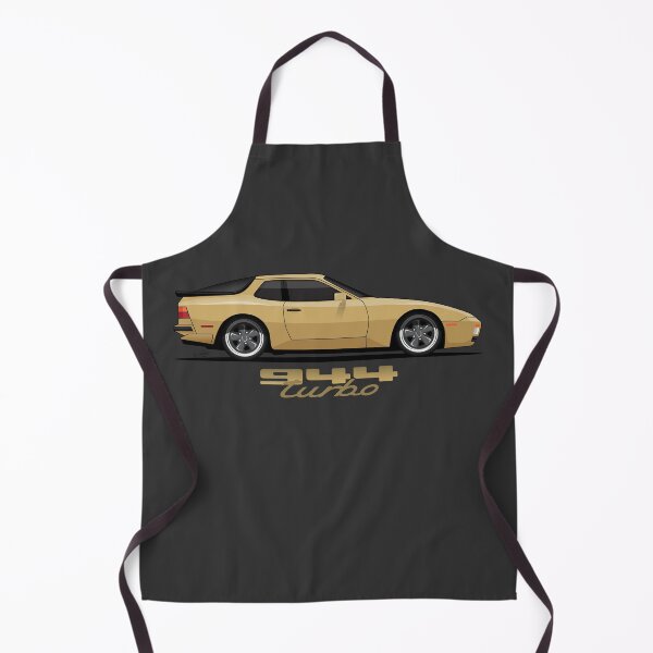 Item preview, Porsche 944 turbo retro Gold Illustration designed and sold by blackdogshop.