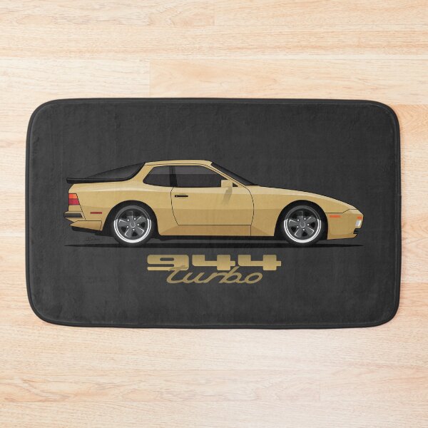 Item preview, Porsche 944 turbo retro Gold Illustration designed and sold by blackdogshop.