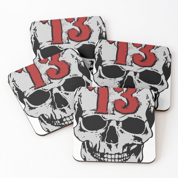 Item preview, skull 13 number skull halloween designed and sold by Achille3777.