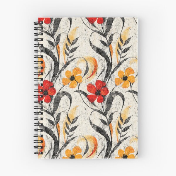 Item preview, Creative abstract flower patterns in vivid hues designed and sold by Piotrek0001.