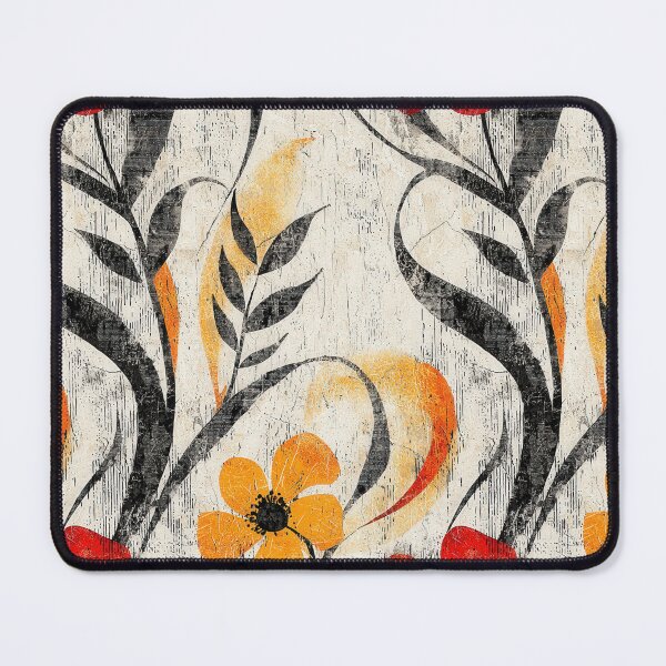 Item preview, Creative abstract flower patterns in vivid hues designed and sold by Piotrek0001.