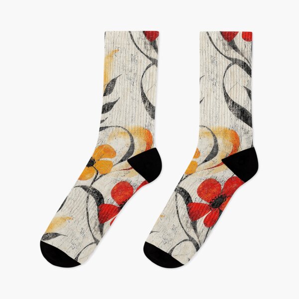 Item preview, Creative abstract flower patterns in vivid hues designed and sold by Piotrek0001.
