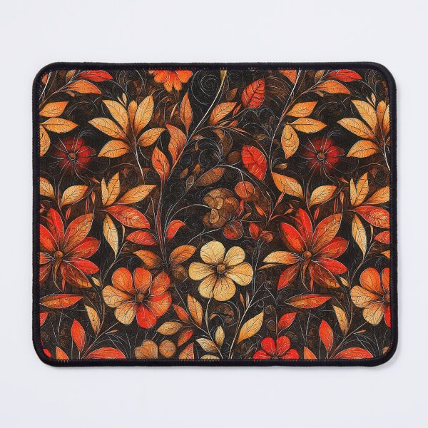 Item preview, Abstract floral compositions with dynamic contrasts designed and sold by Piotrek0001.