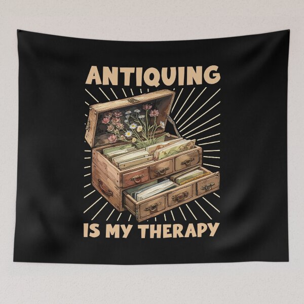 Item preview, Antiquing Is My Therapy designed and sold by mybegoniatee.