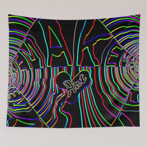 Item preview, *MAKE ART - GEOMETRIC SYMPHONY RAINBOW COLORS* designed and sold by Ralek.