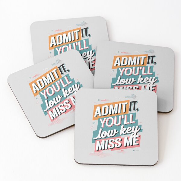 Item preview, Quirky "Admit It" Humorous Quote Art designed and sold by TeeGrit.
