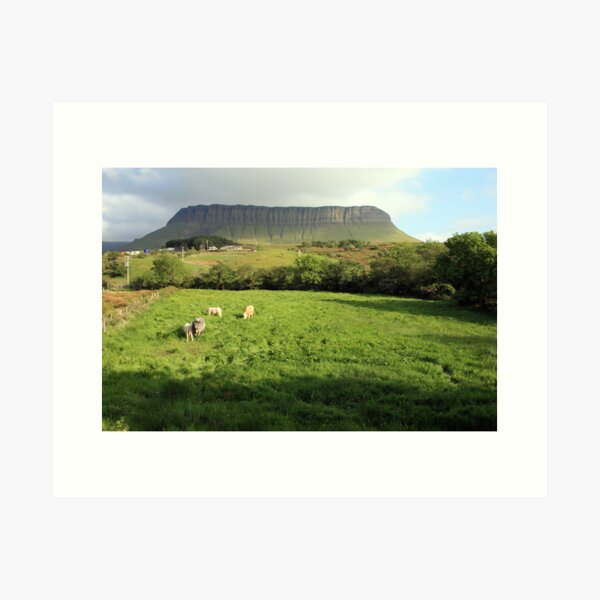 Benbulben mountain Art Print