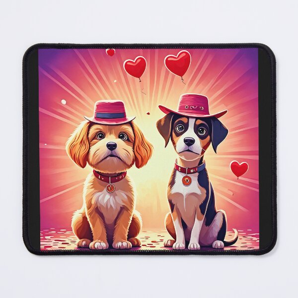 Item preview, Valentine's Day Puppies designed and sold by RedSparkles Designs.