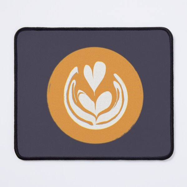 Item preview, Modern Latte Art Heart designed and sold by Skull Fern.