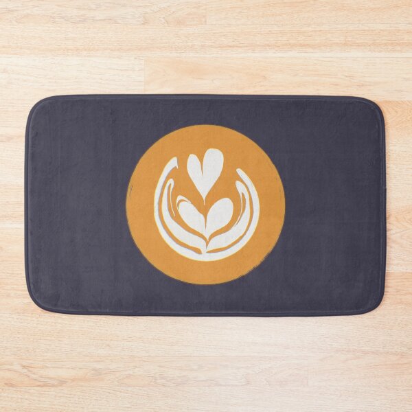 Item preview, Modern Latte Art Heart designed and sold by Skull Fern.