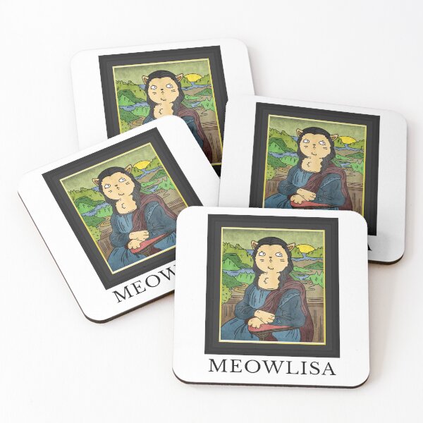 Item preview, MEOWLISA Cat Monalisa designed and sold by kseski.