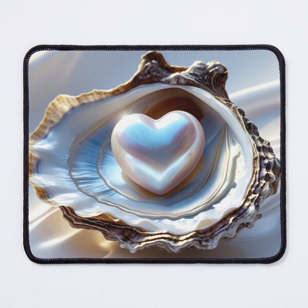 Item preview, Heart-Shaped Pearl in Oyster Shell designed and sold by EsraaCreations.