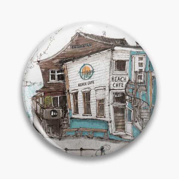 Item preview, Aggie Beach Cafe, St Agnes, Cornwall Print  designed and sold by MelissaJamesIll.
