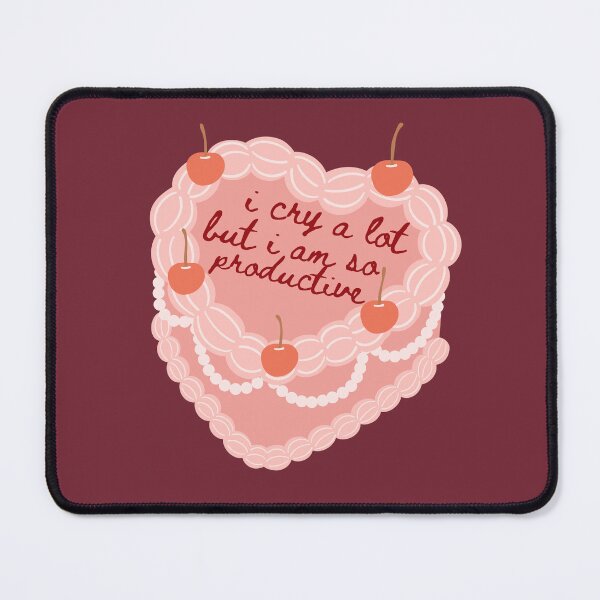 Item preview, I cry a lot, but I am so productive vintage cake designed and sold by EllesBellesArt.