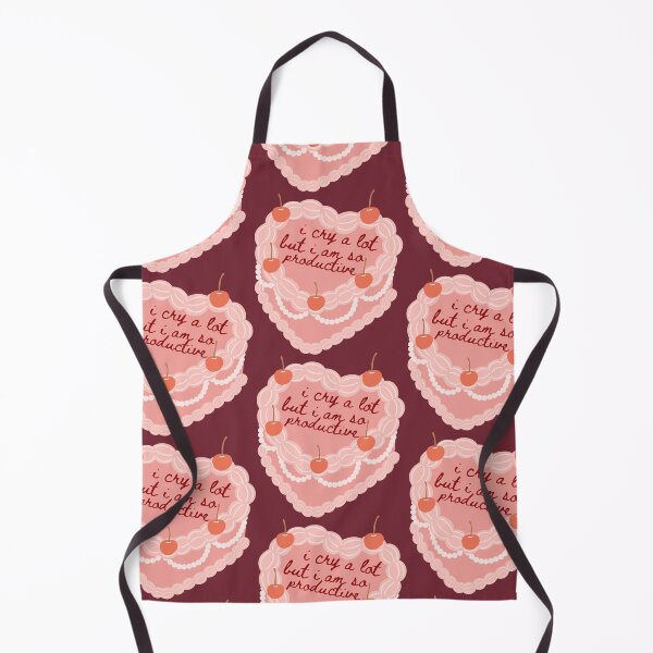Item preview, I cry a lot, but I am so productive vintage cake designed and sold by EllesBellesArt.