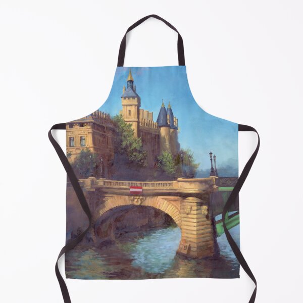 Item preview, Oil painting french bridge designed and sold by Klenda-V.
