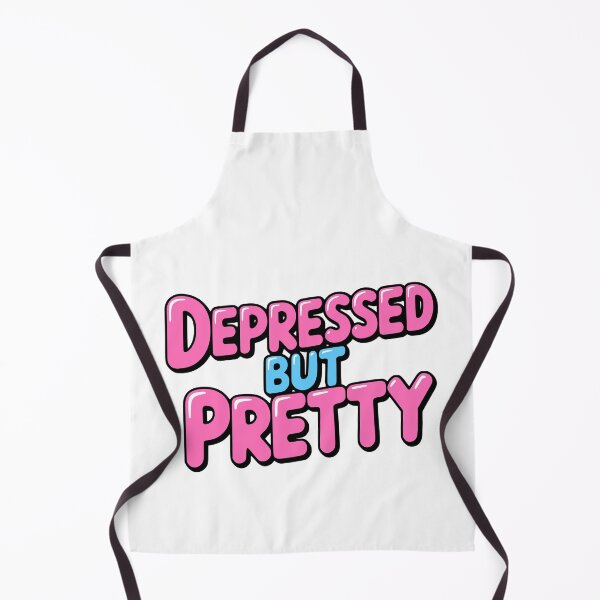 Item preview, Depressed But Pretty! Pink Girly designed and sold by PMCreative.