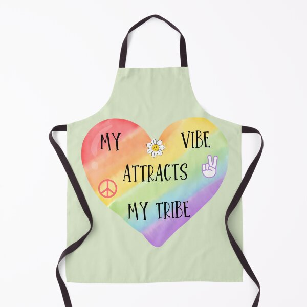 Item preview, My Vibe Attracts My Vibe-Heart Sticker designed and sold by BlesstB.