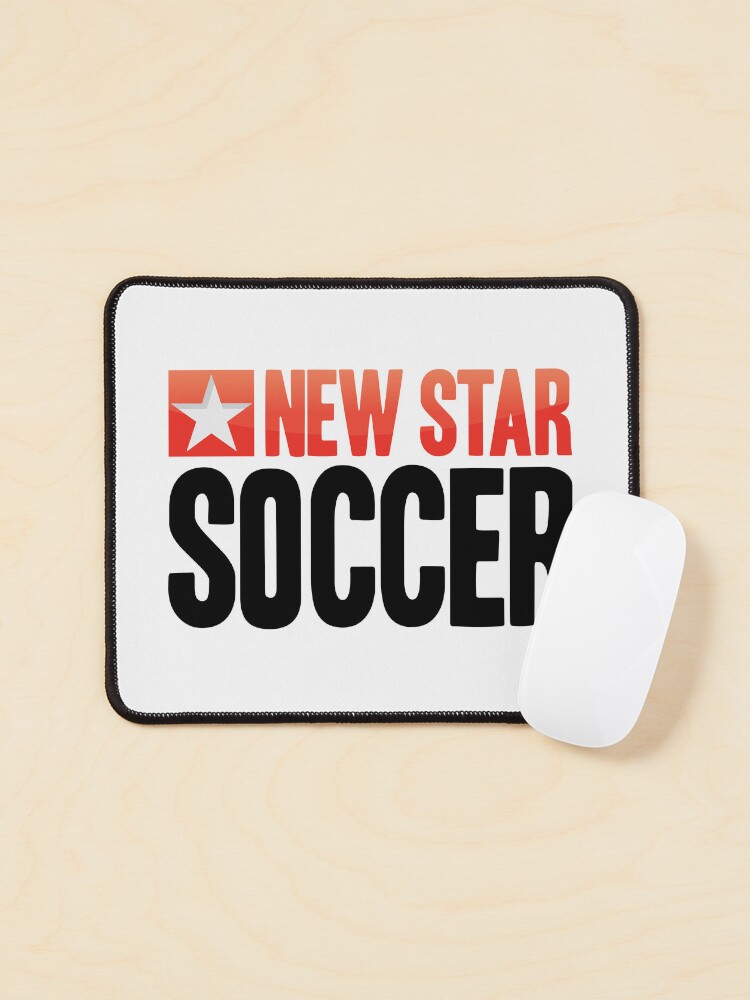 Thumbnail 1 of 5, Mouse Pad, New Star Soccer Black designed and sold by NewStarGames.