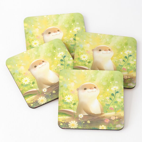 Item preview, Otter's Flower Filled Day designed and sold by AshiraCreations.